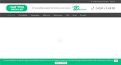 Desktop Screenshot of immobilien-hartwig.de