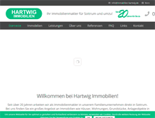 Tablet Screenshot of immobilien-hartwig.de